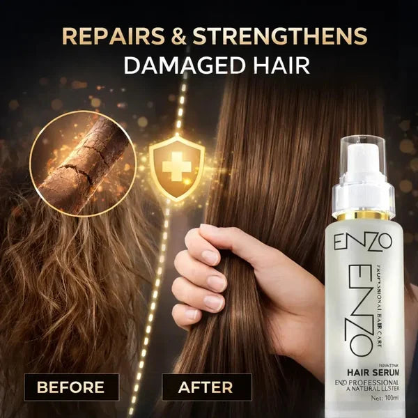 Enzo Keratin Hair Serum, For Frizzy Softness, 100ml