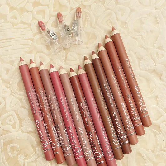 Flormar Jumbo Lip Pencils - Pack of 12