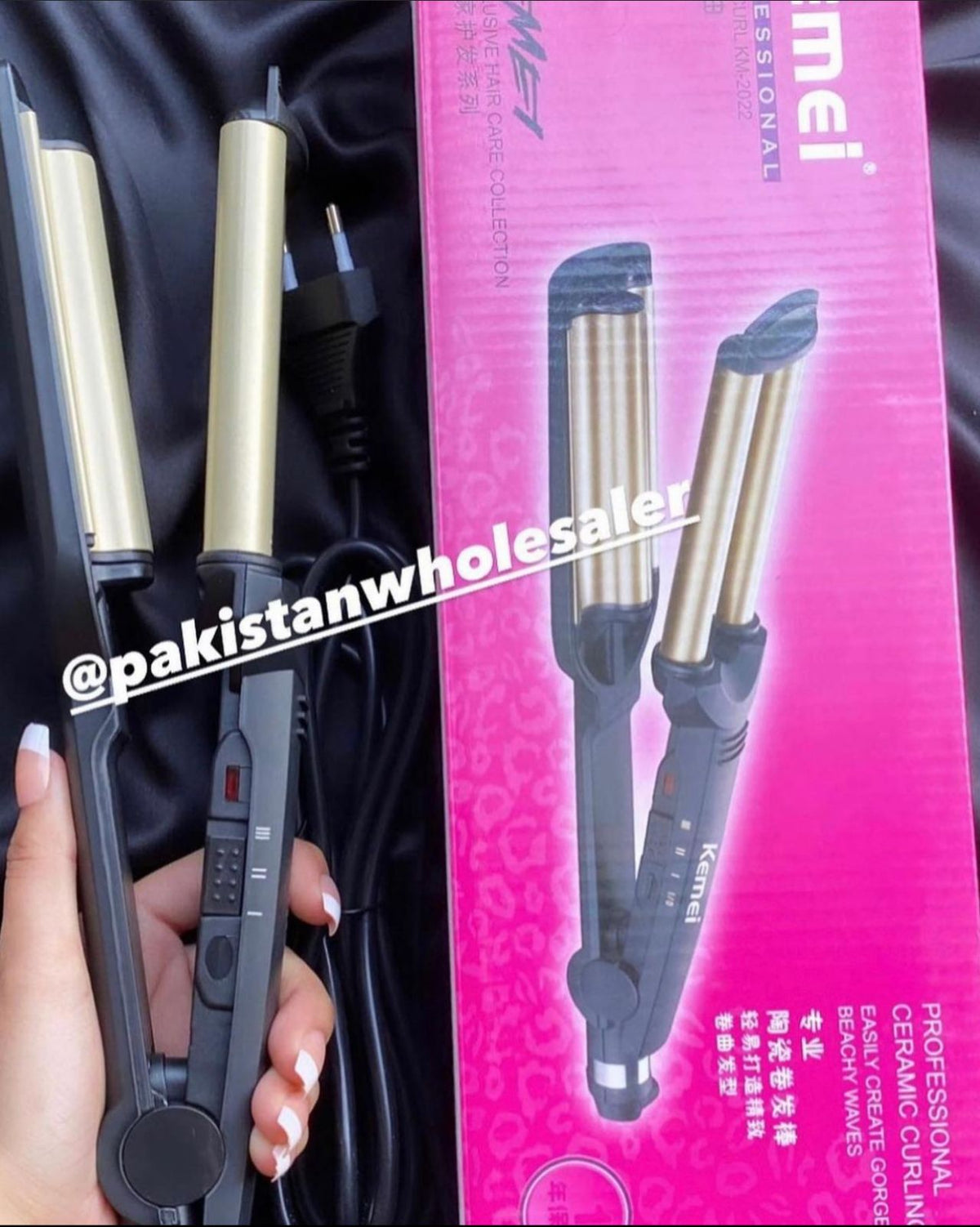 Kemei 3 Barrel Hair Waver