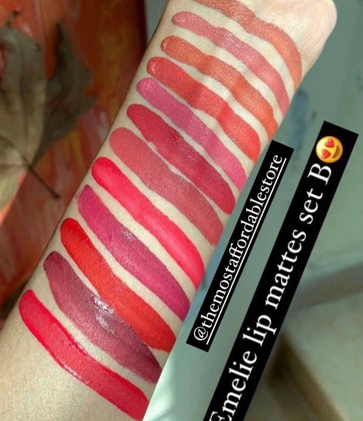 Emelie Liquid Matte Lip gloss (Pack of 12)
