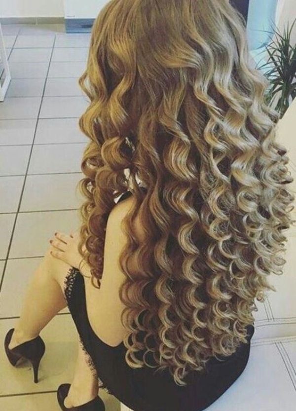 Curler iron noodle