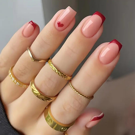24 pieces Chic Nude Nails