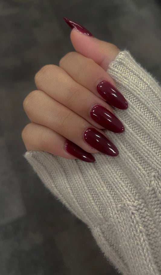 Wine & Dine Nails Medium Wear Length🍷💋✨